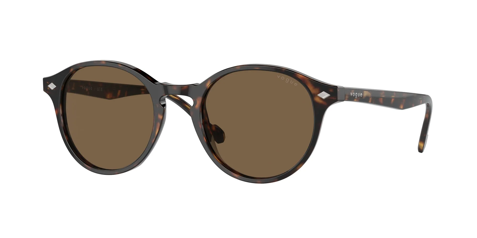 VOGUE EYEWEAR VO5327S W65673 Occhiali da sole Acetato Marrone Marrone Pantos Normale - immagine 1
