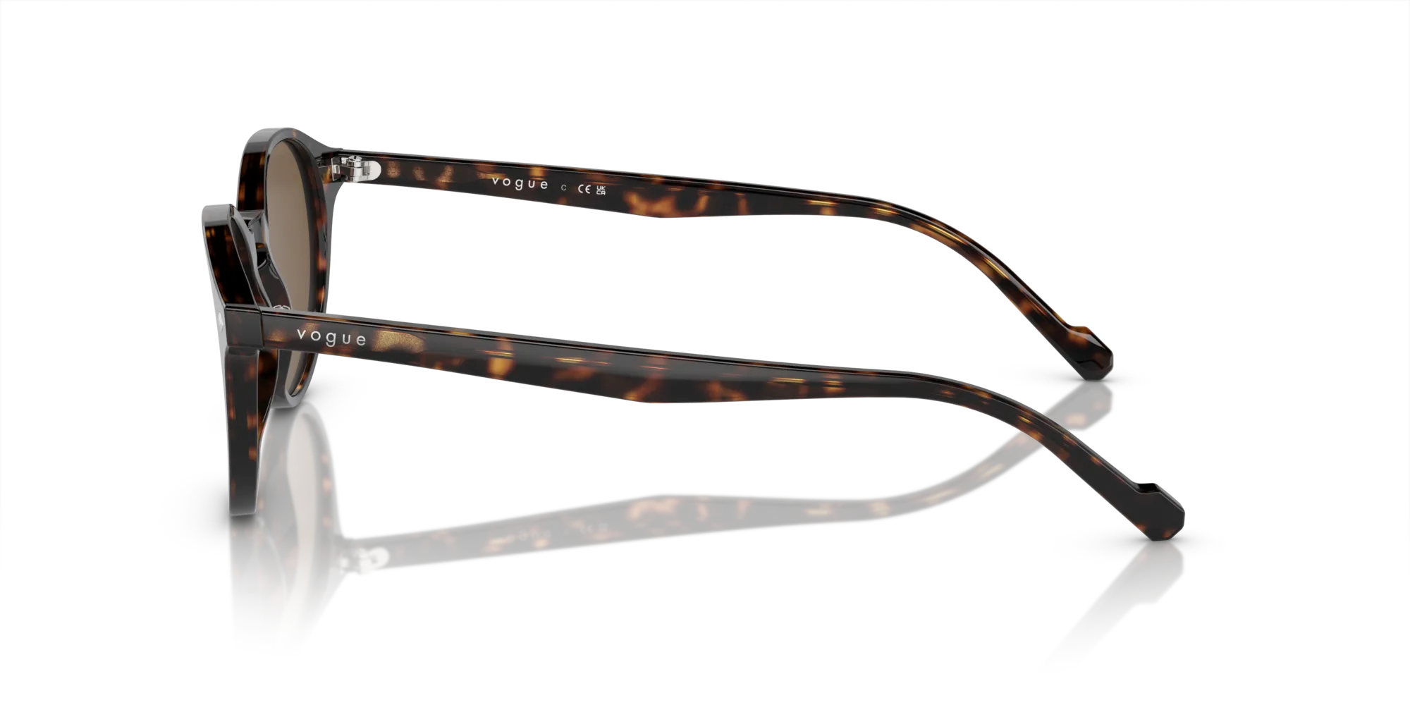 VOGUE EYEWEAR VO5327S W65673 Occhiali da sole Acetato Marrone Marrone Pantos Normale - immagine 4