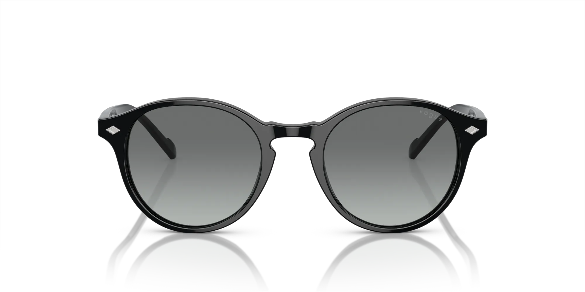 VOGUE EYEWEAR VO5327S W44/11 Occhiali da sole Acetato Nero Grigio Pantos Normale Sfumato - immagine 3