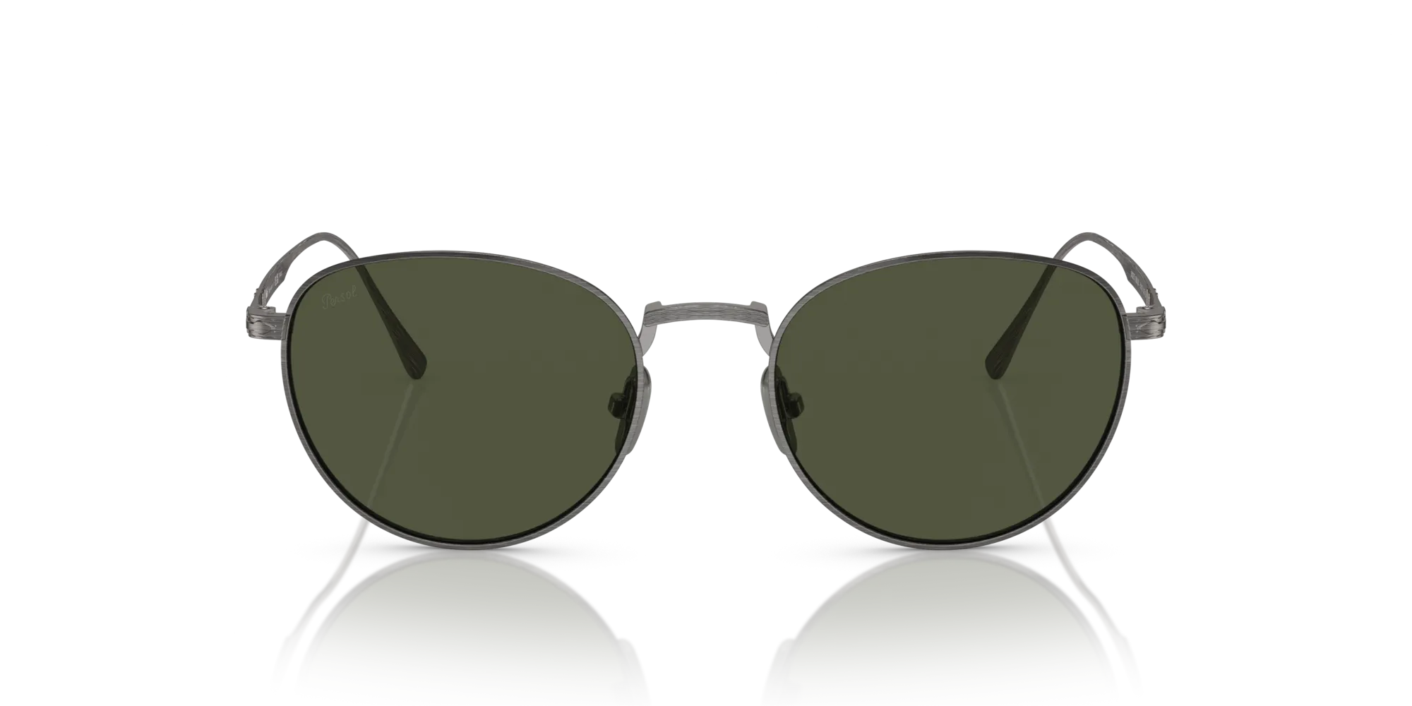 Persol PO5002ST 800131 Occhiali da sole Titanio Grigio Verde Pantos Normale - immagine 3