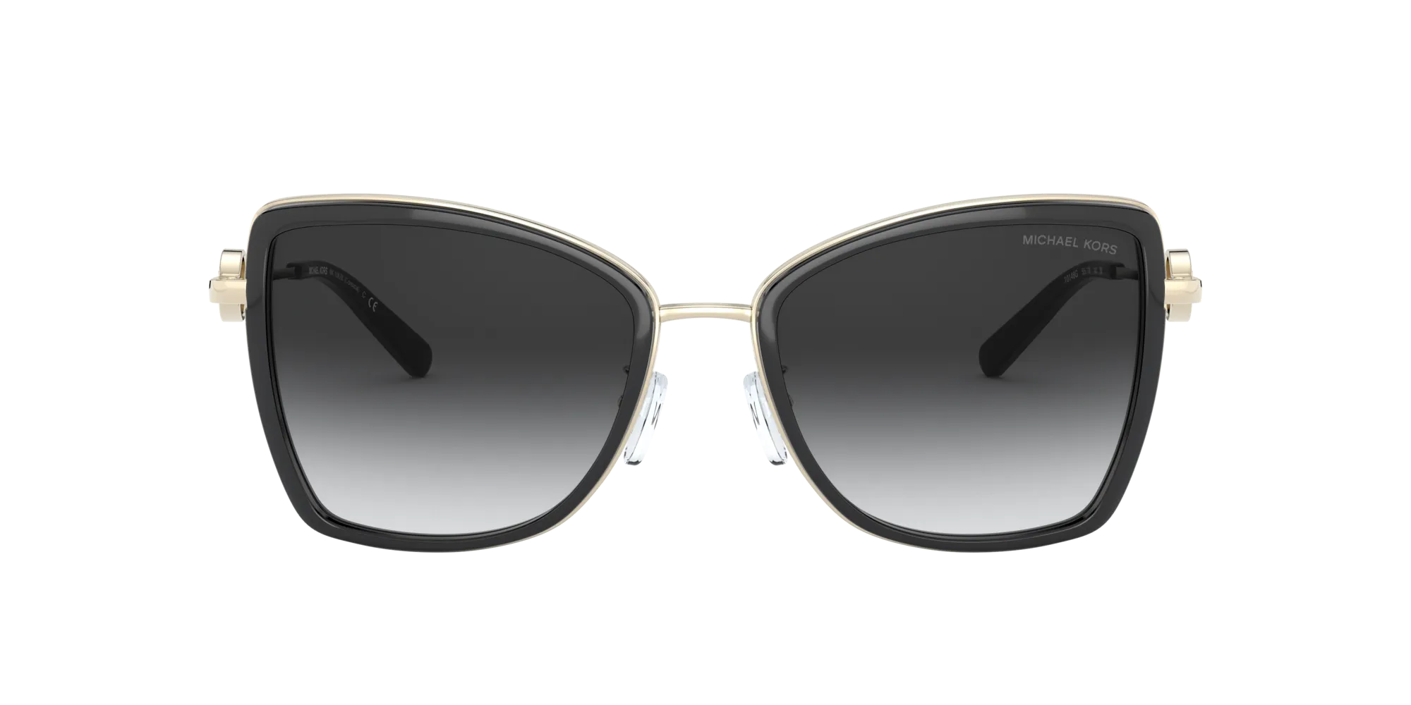 Michael Kors MK1067B CORSICA 10148G Occhiali da sole Metallo Oro Grigio Farfalla Normale Sfumato - immagine 2
