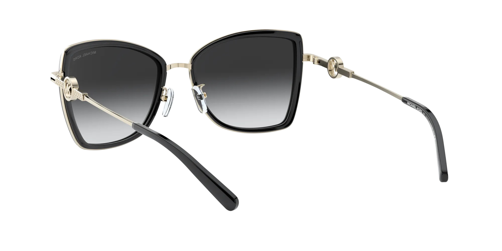 Michael Kors MK1067B CORSICA 10148G Occhiali da sole Metallo Oro Grigio Farfalla Normale Sfumato - immagine 4