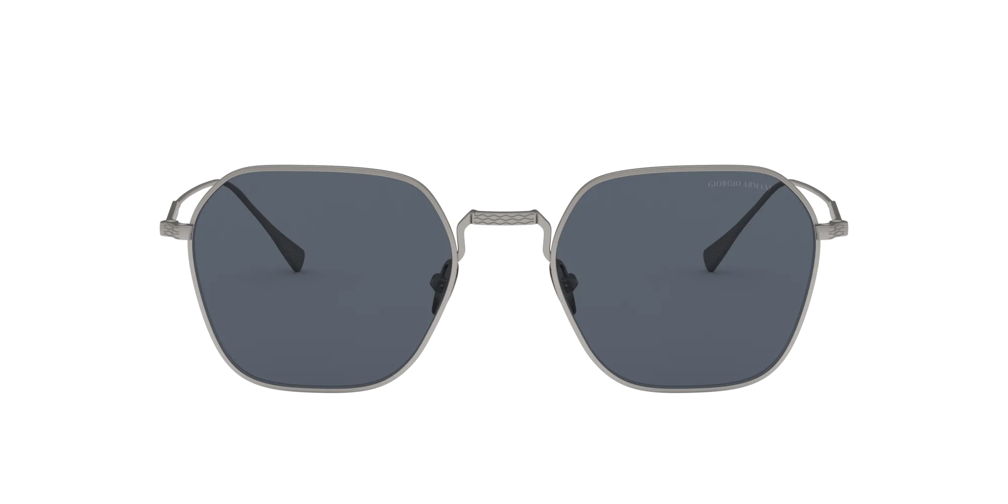 Giorgio Armani AR6104 300387 Occhiali da sole Metallo Grigio Grigio Squadrata Normale - immagine 2