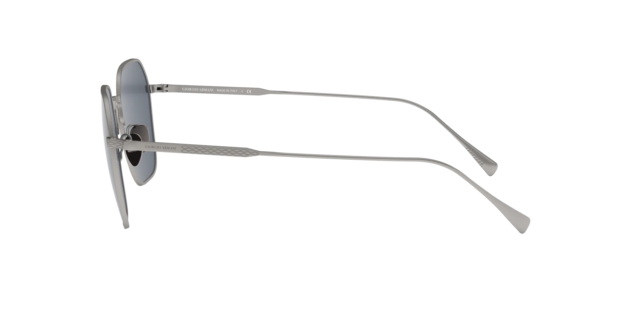 Giorgio Armani AR6104 300387 Occhiali da sole Metallo Grigio Grigio Squadrata Normale - immagine 3