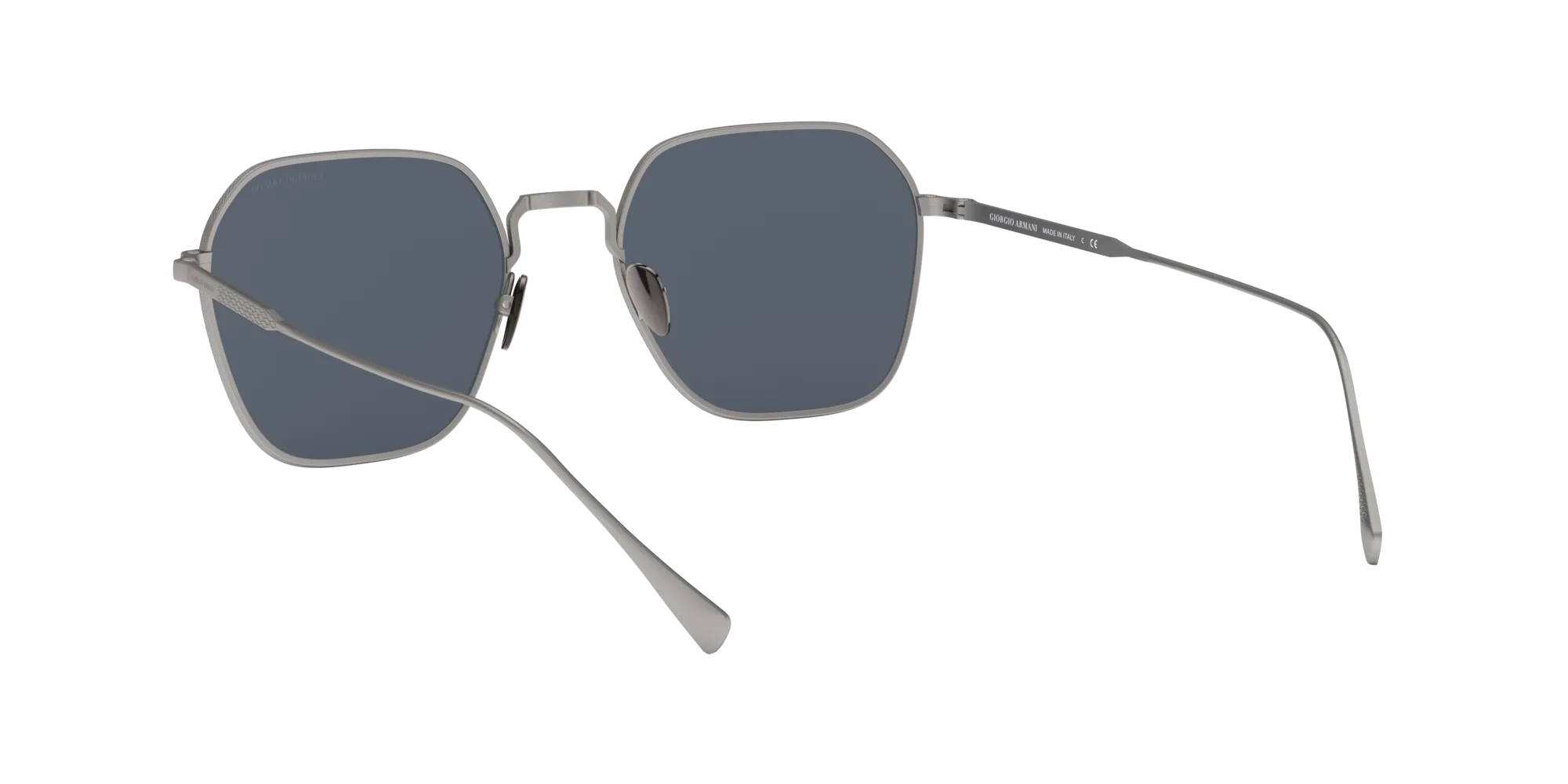Giorgio Armani AR6104 300387 Occhiali da sole Metallo Grigio Grigio Squadrata Normale - immagine 4