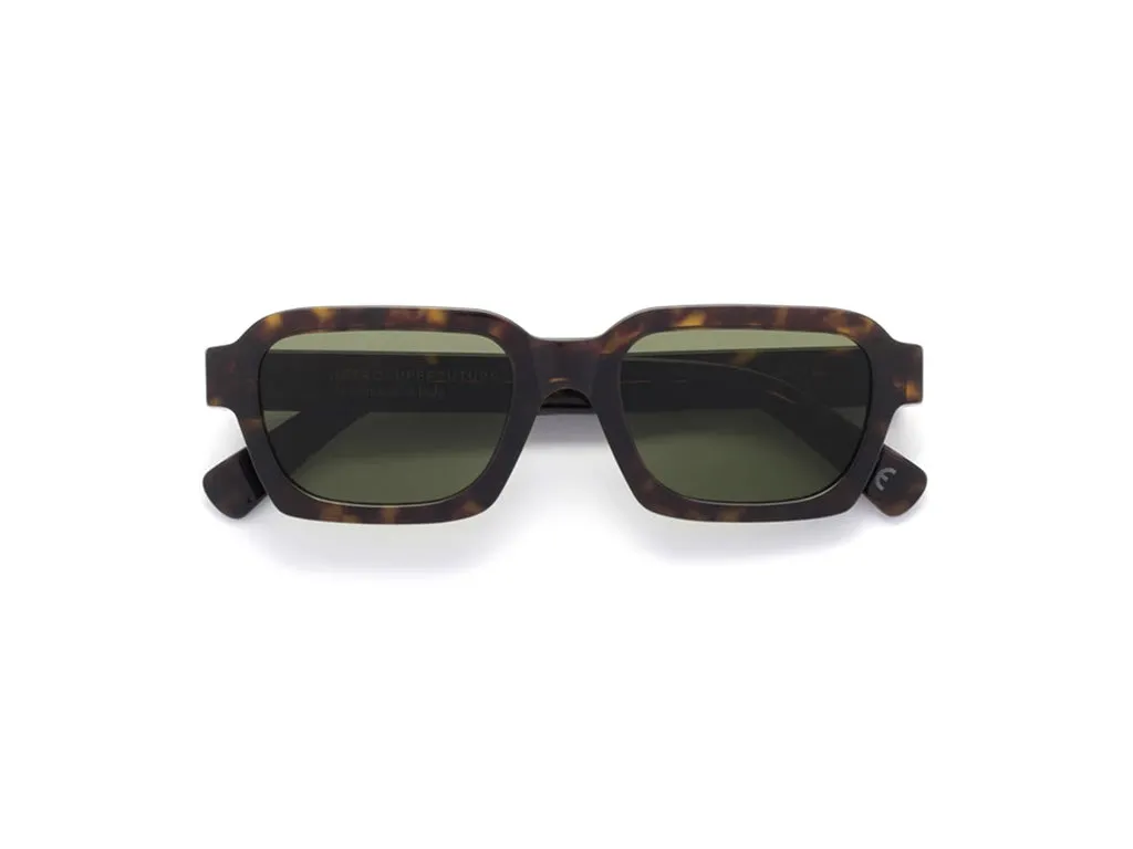 Retrosuperfuture ACQ CARO 3627 GREEN Occhiali da sole Acetato Havana Verde Squadrata Normale - immagine 2