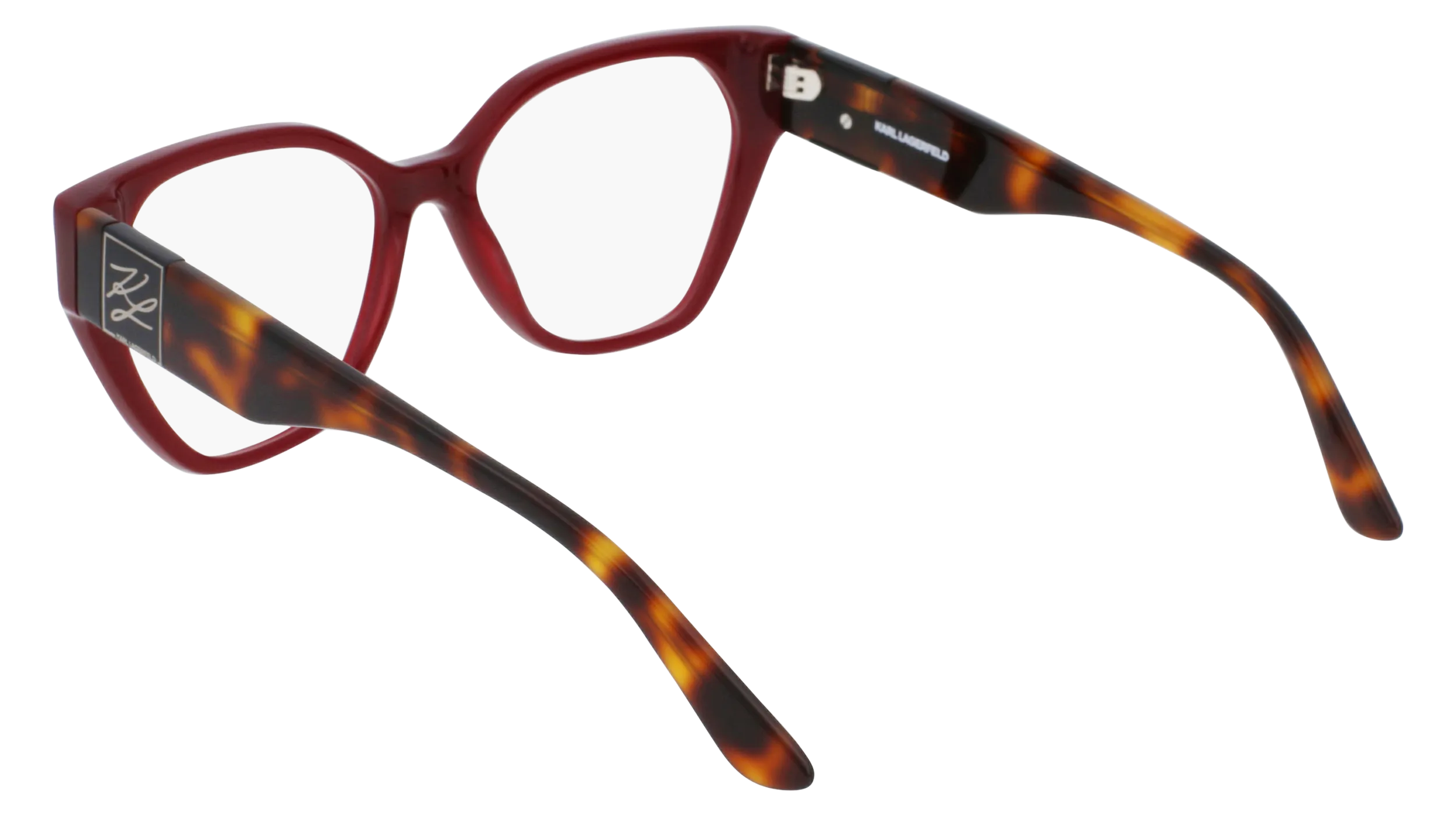 Karl Lagerfeld KL6053 604 Montature da vista Acetato Bordeaux Squadrata Normale Normale - immagine 3