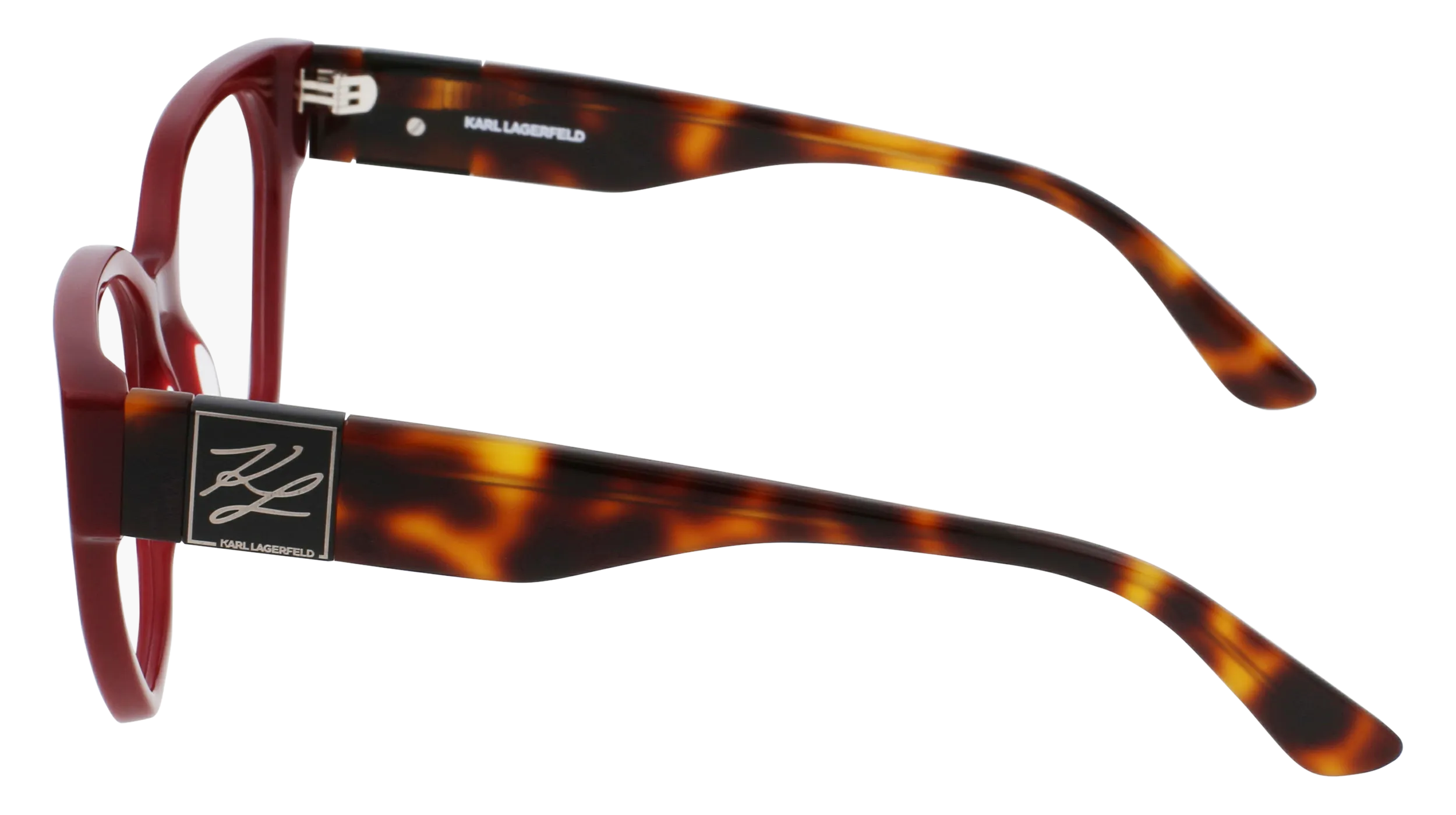 Karl Lagerfeld KL6053 604 Montature da vista Acetato Bordeaux Squadrata Normale Normale - immagine 4