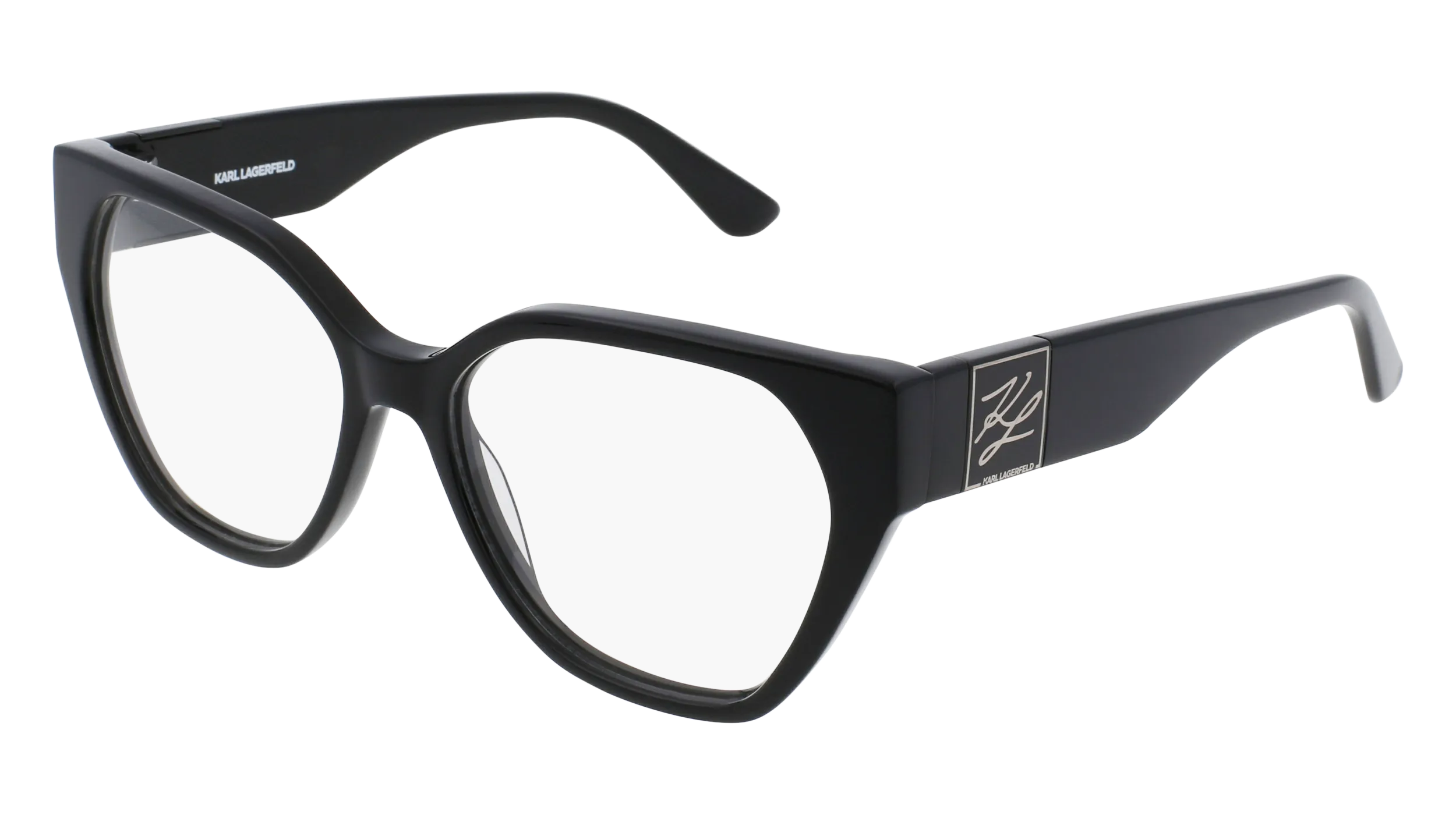 Karl Lagerfeld KL6053 001 Montature da vista Acetato Nero Squadrata Normale Normale - immagine 1
