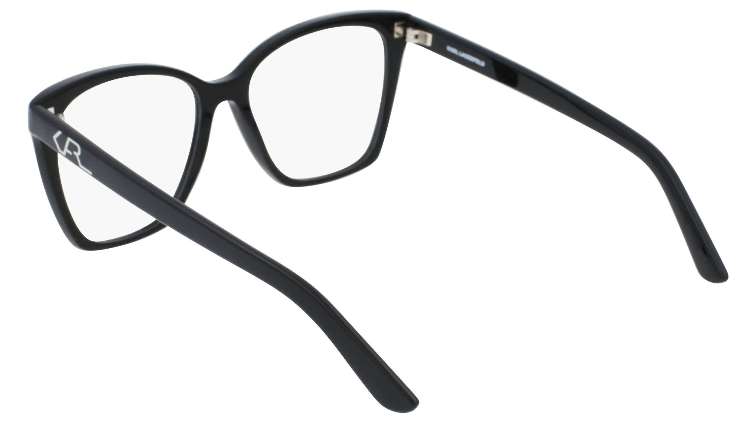 Karl Lagerfeld KL6050 001 Montature da vista Acetato Nero Squadrata Normale Normale - immagine 3
