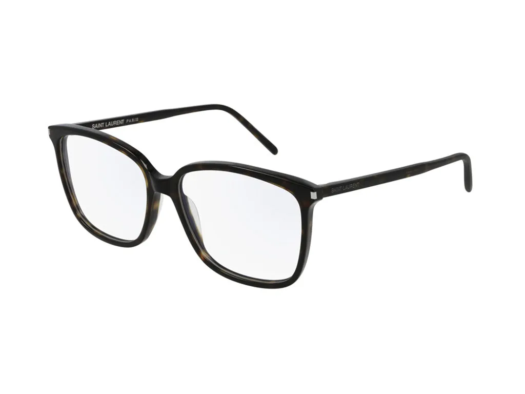 SAINT LAURENT Donna SL 453 002 Montature da vista Acetato Havana Squadrata - immagine 1