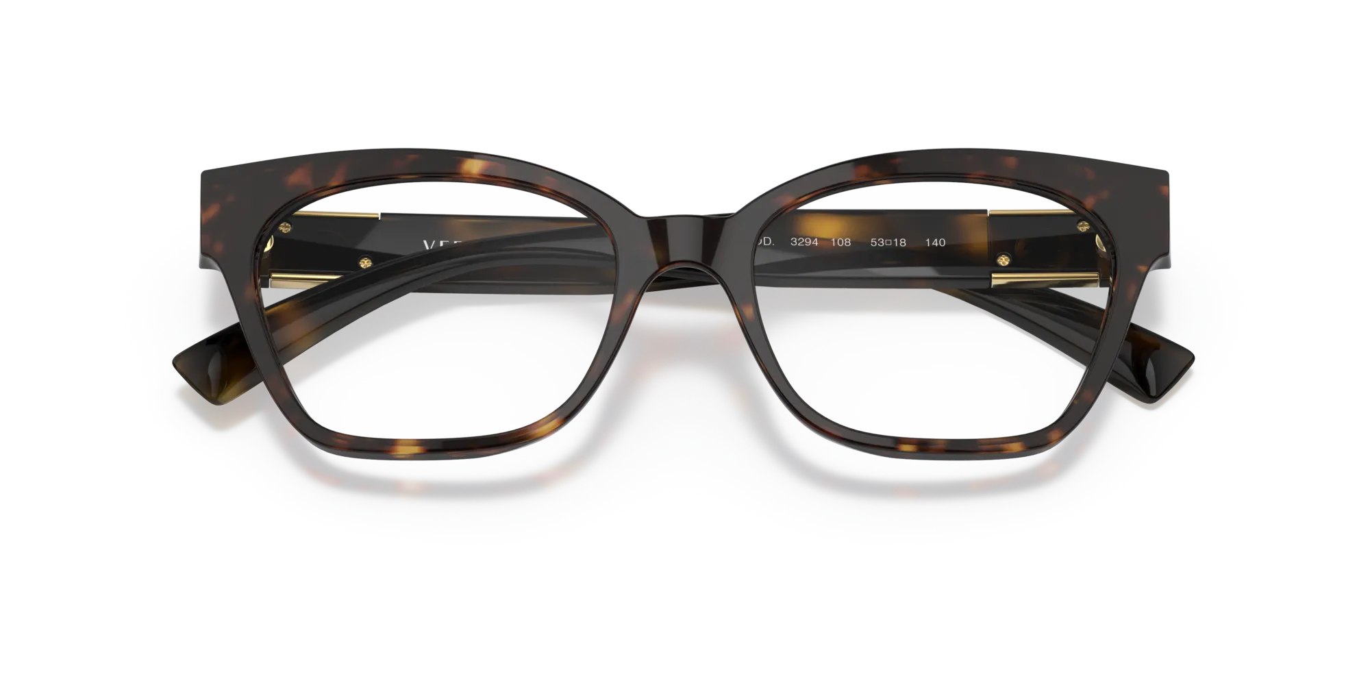 Versace VE3294 108 Montature da vista Acetato Tartaruga Cat Eye Normale - immagine 2