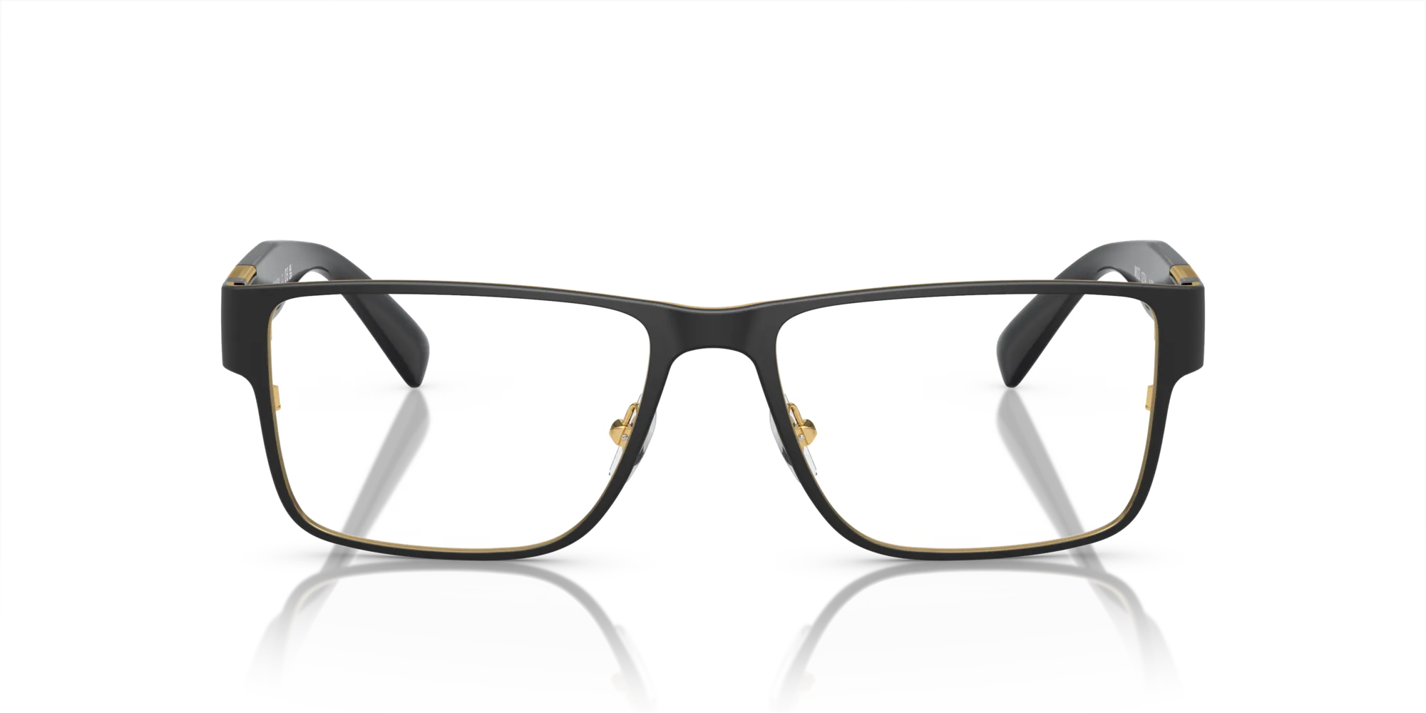 Versace VE1274 1436 Montature da vista Metallo Nero Squadrata - immagine 3