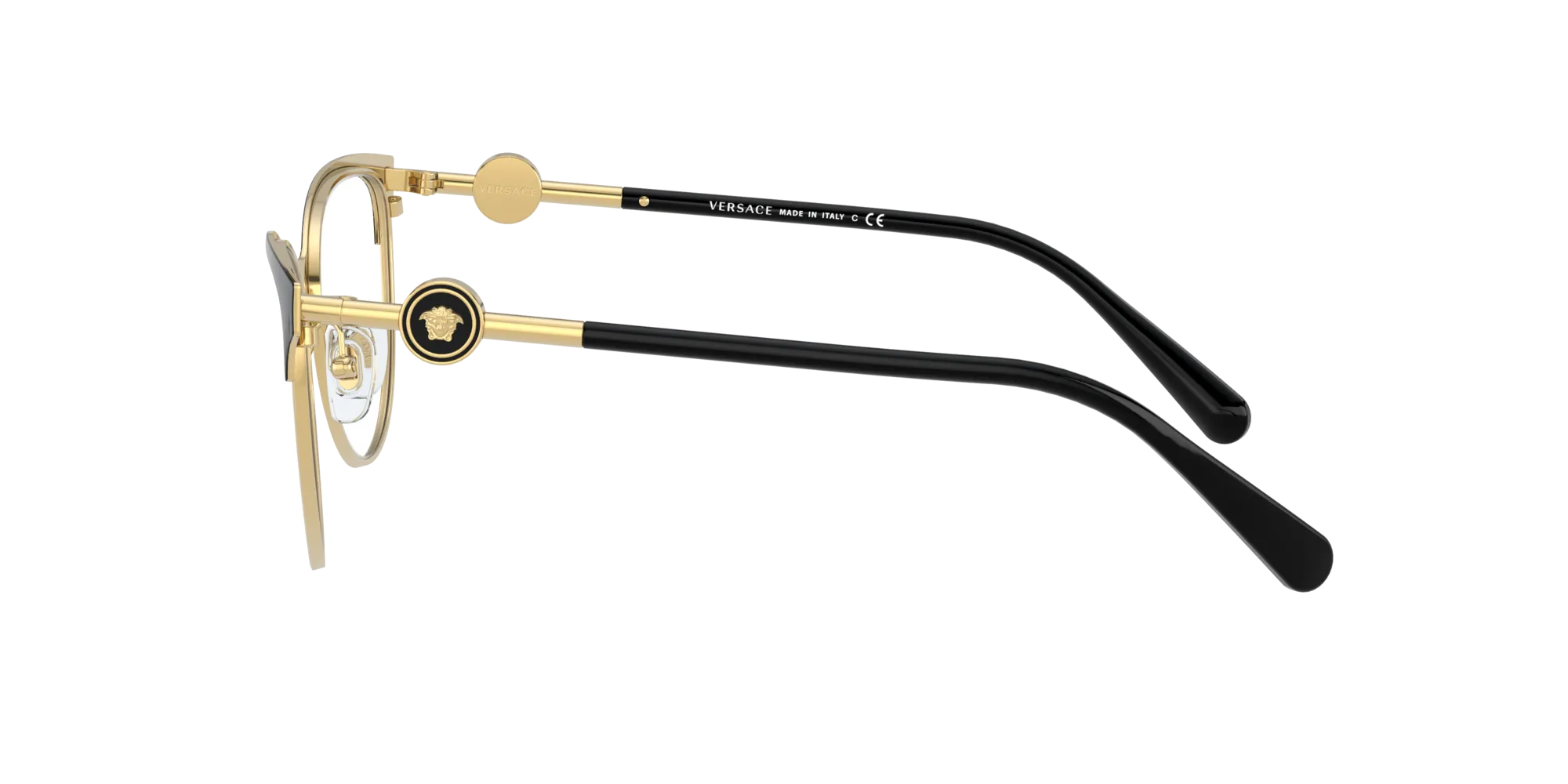 Versace VE1271 1433 Montature da vista Metallo Nero Cat Eye Normale - immagine 3