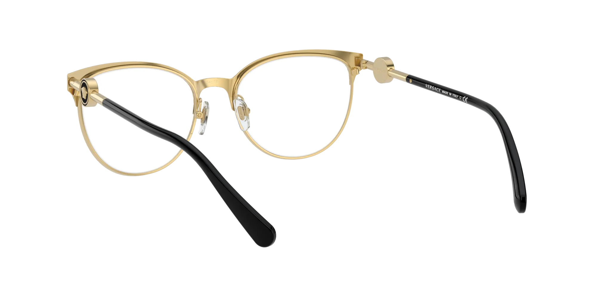 Versace VE1271 1433 Montature da vista Metallo Nero Cat Eye Normale - immagine 4