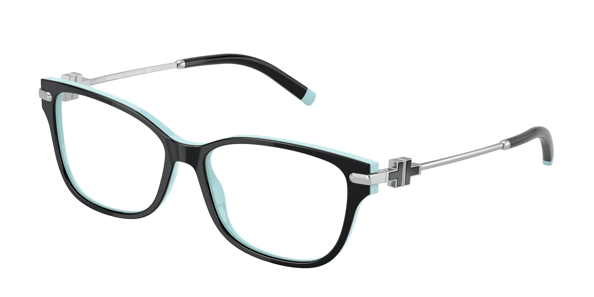 Tiffany TF2207 8055 Montature da vista Acetato Nero Trasparente Squadrata Normale - immagine 1