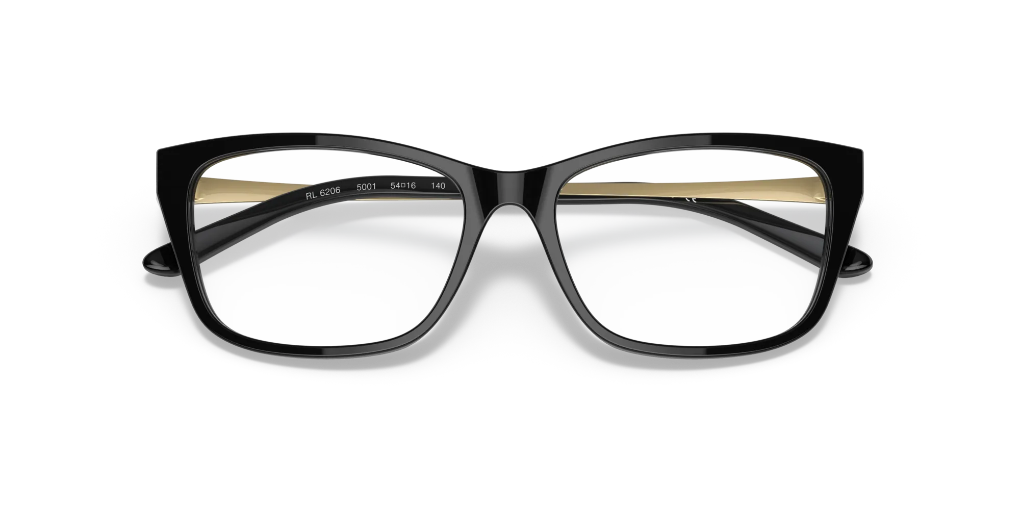 Ralph Lauren RL6206 5001 Montature da vista Plastica Nero Farfalla - immagine 2