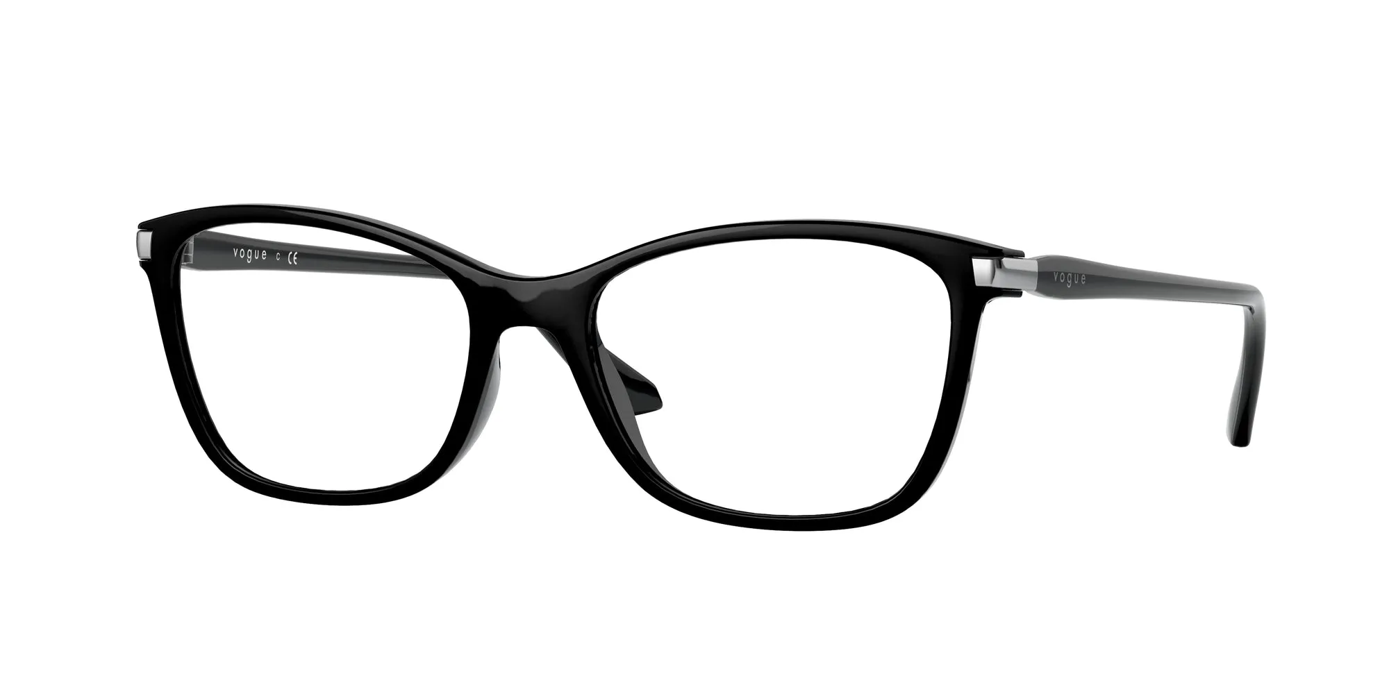 VOGUE EYEWEAR VO5378 W44 Montature da vista Iniettato Nero Pillow Normale - immagine 1