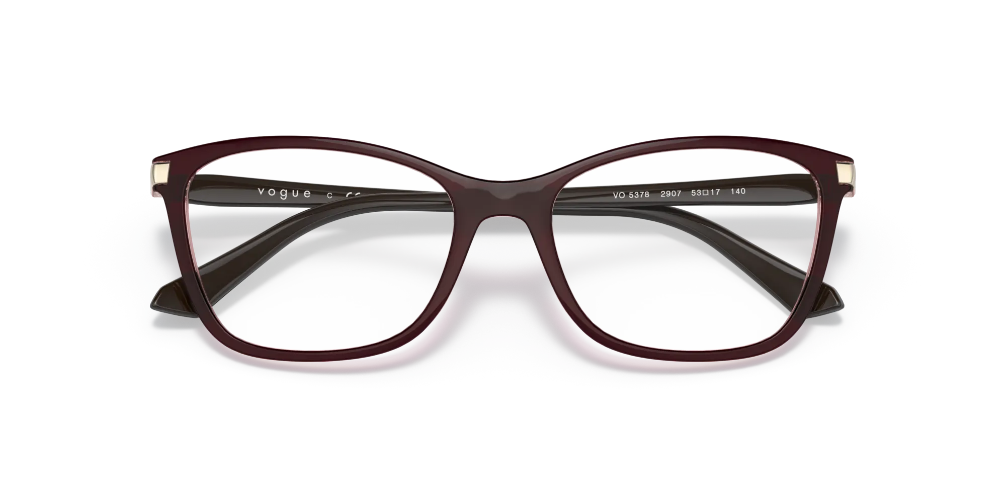 VOGUE EYEWEAR VO5378 2907 Montature da vista Iniettato Marrone Pillow Normale - immagine 2