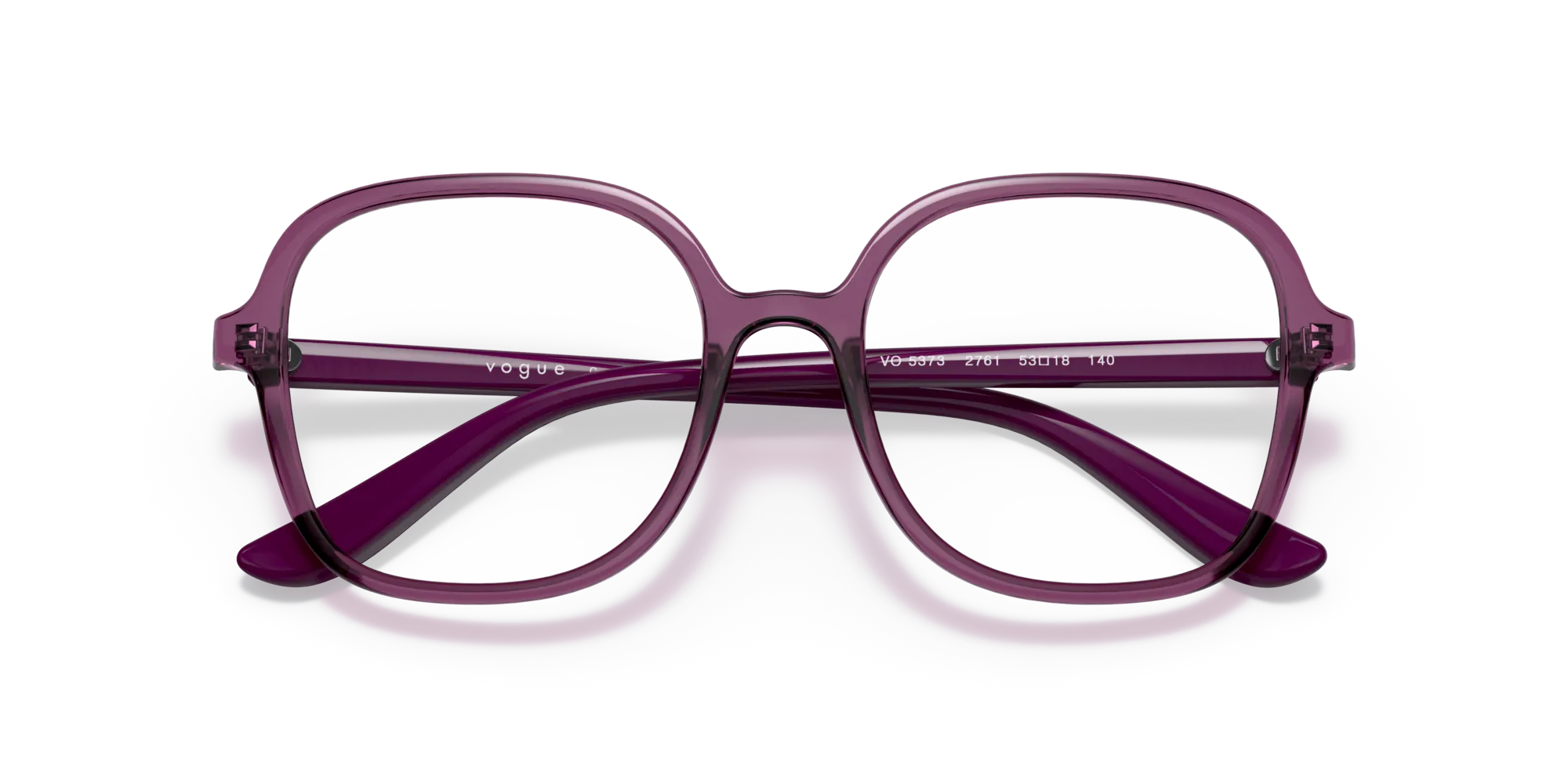 VOGUE EYEWEAR VO5373 2761 Montature da vista Plastica Viola Squadrata - immagine 2