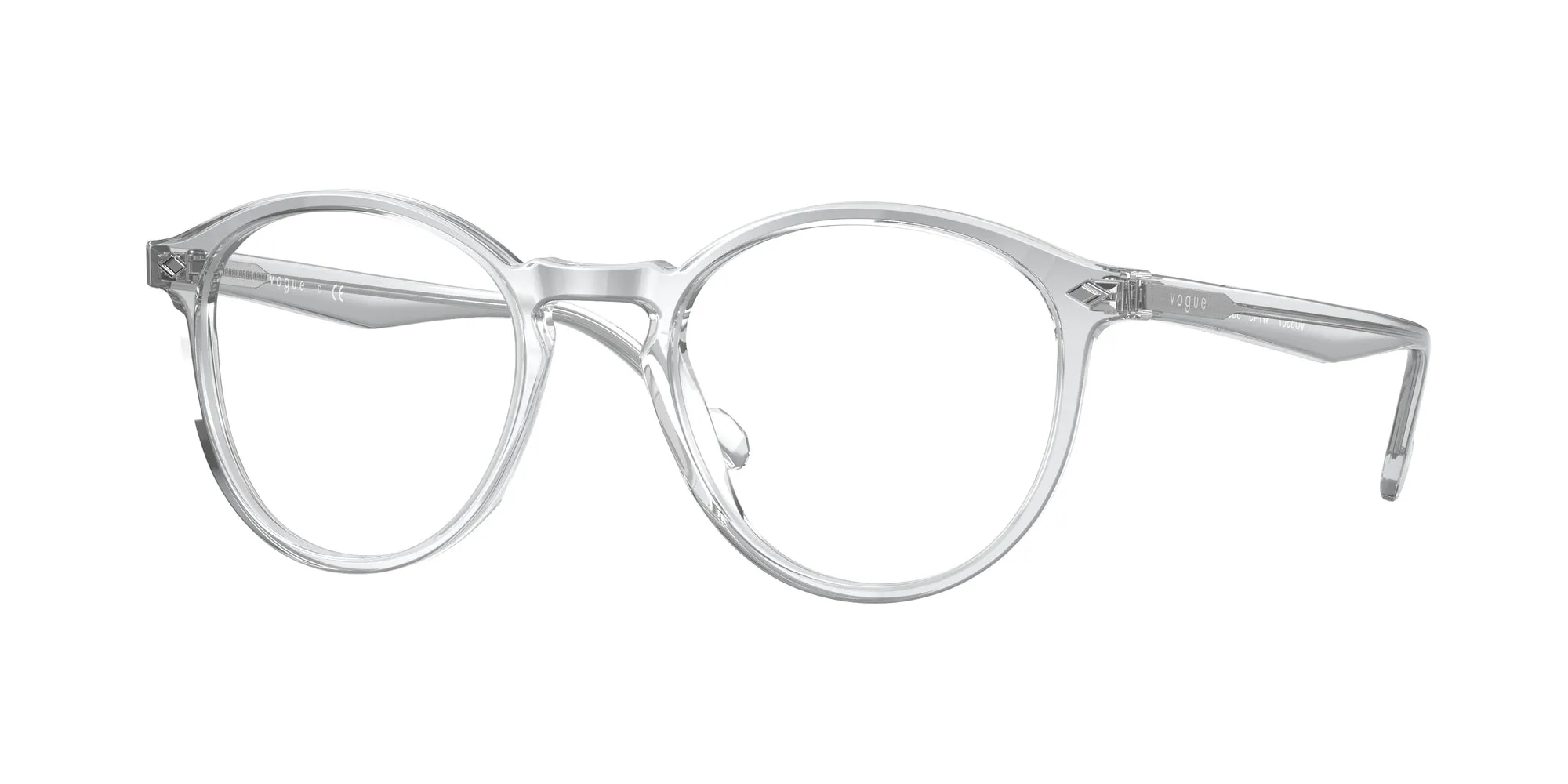 VOGUE EYEWEAR VO5367 W745 Montature da vista Plastica Trasparente Rotonda - immagine 1