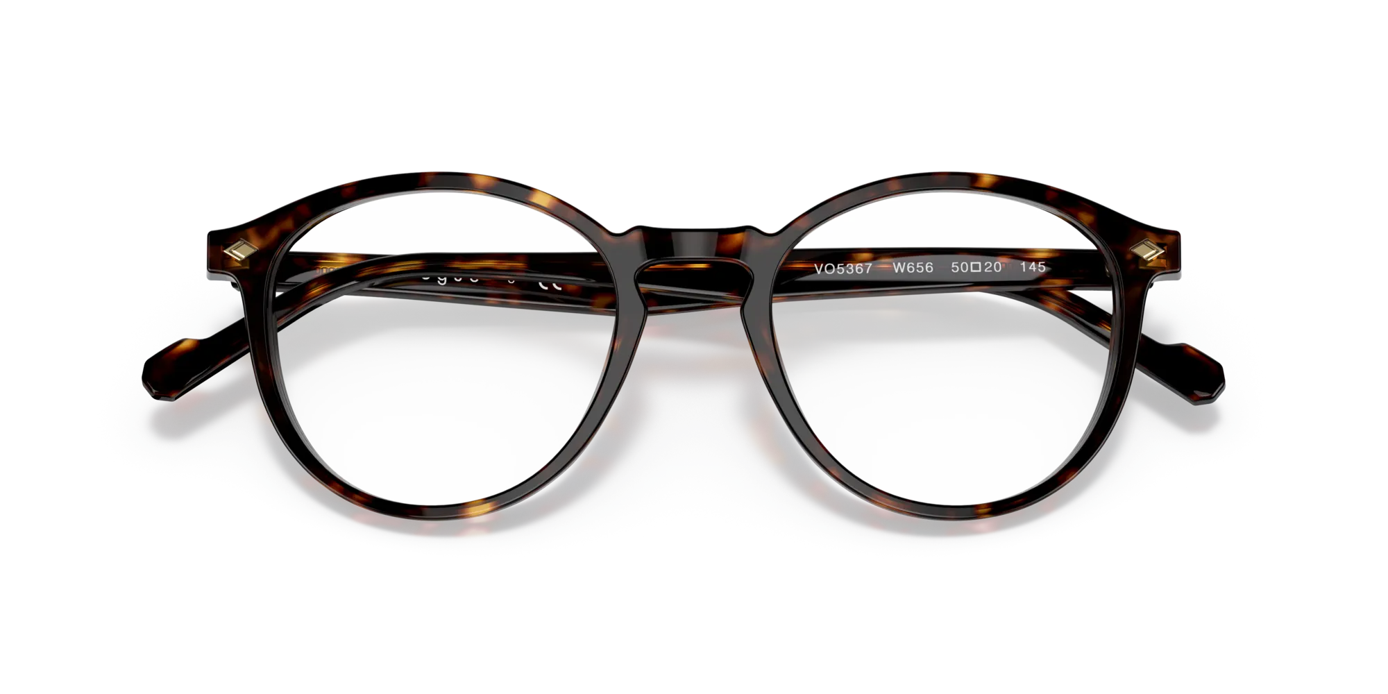 VOGUE EYEWEAR VO5367 W656 Montature da vista Plastica Havana Rotonda - immagine 2