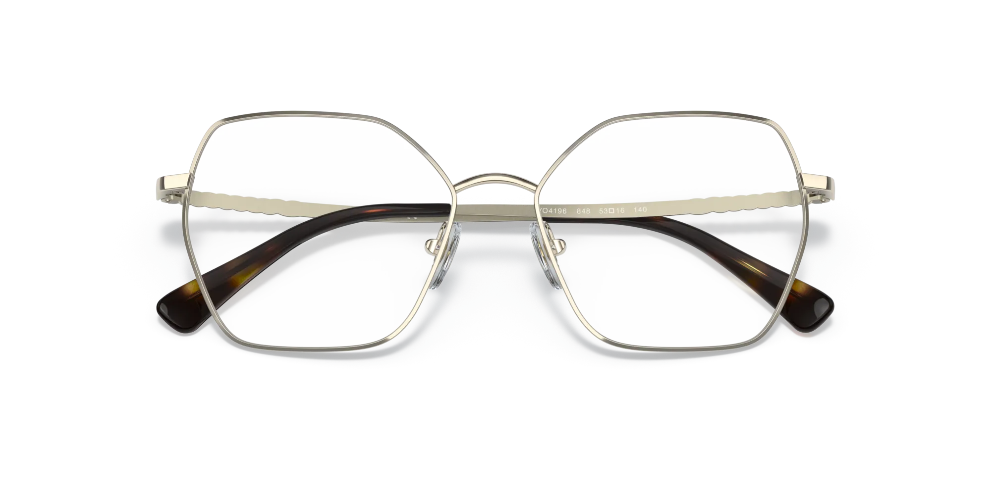 VOGUE EYEWEAR VO4196 848 Montature da vista Metallo Oro Geometrica Normale - immagine 2