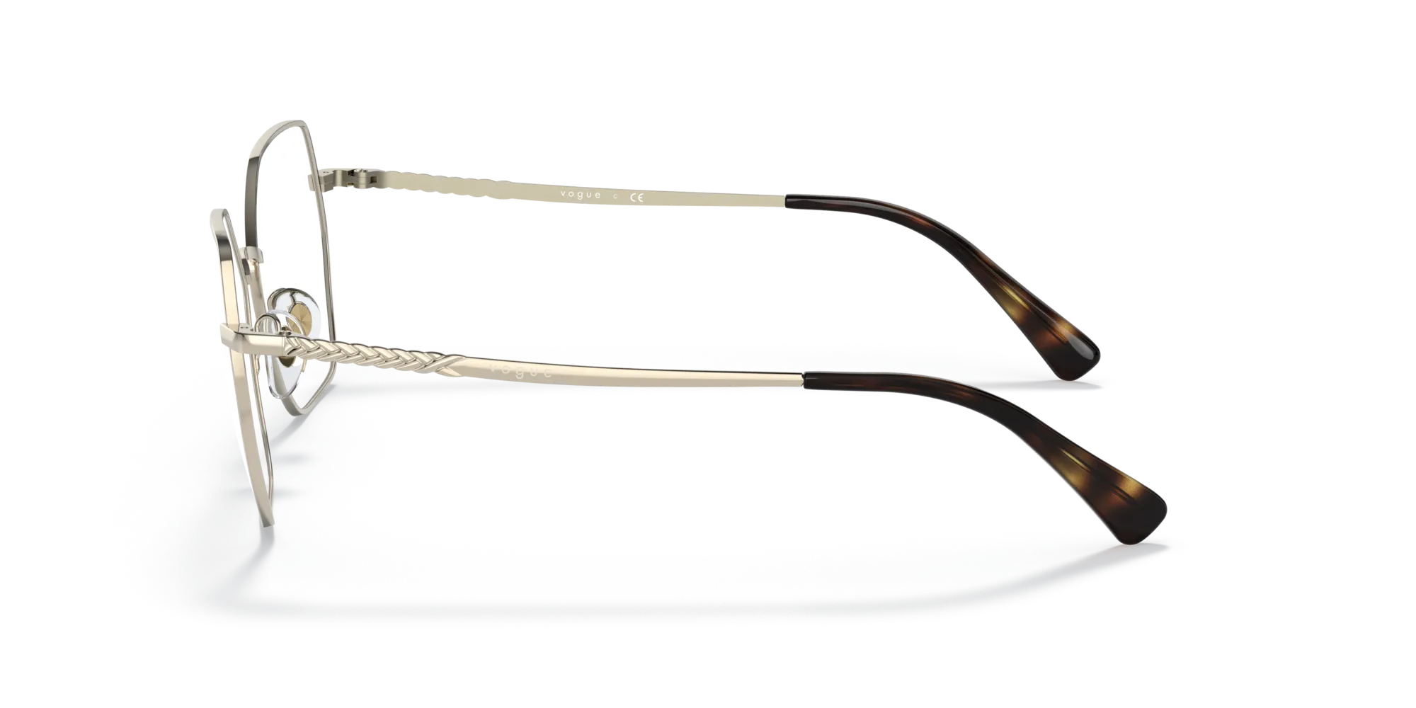 VOGUE EYEWEAR VO4196 848 Montature da vista Metallo Oro Geometrica Normale - immagine 4