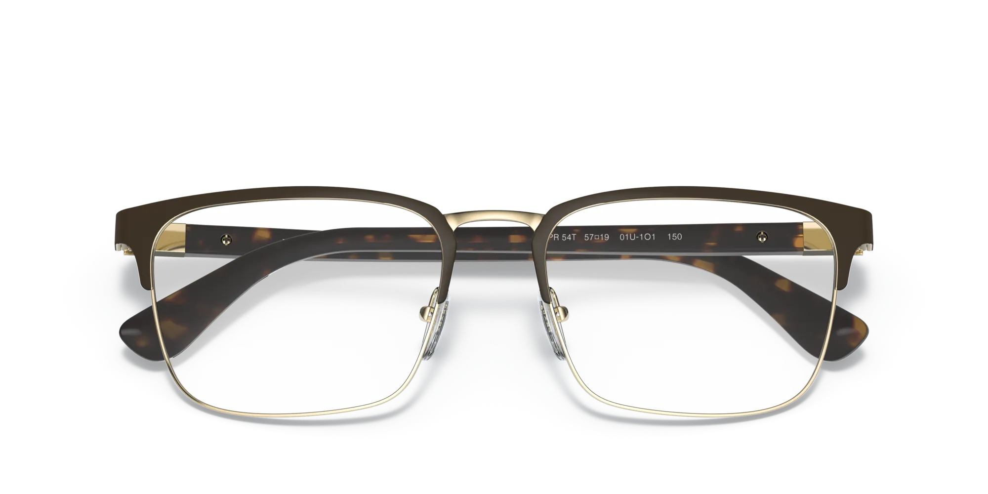 Prada PR 54TV 01U1O1 Montature da vista Metallo Grigio Squadrata Normale - immagine 2