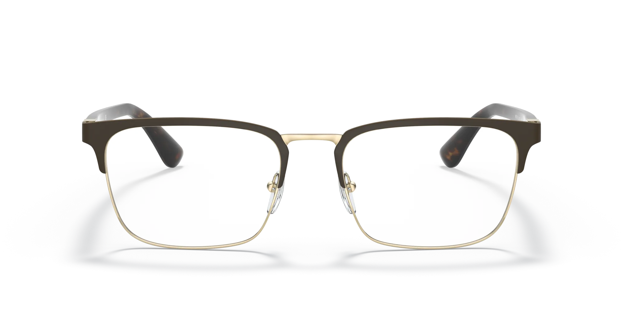 Prada PR 54TV 01U1O1 Montature da vista Metallo Grigio Squadrata Normale - immagine 3