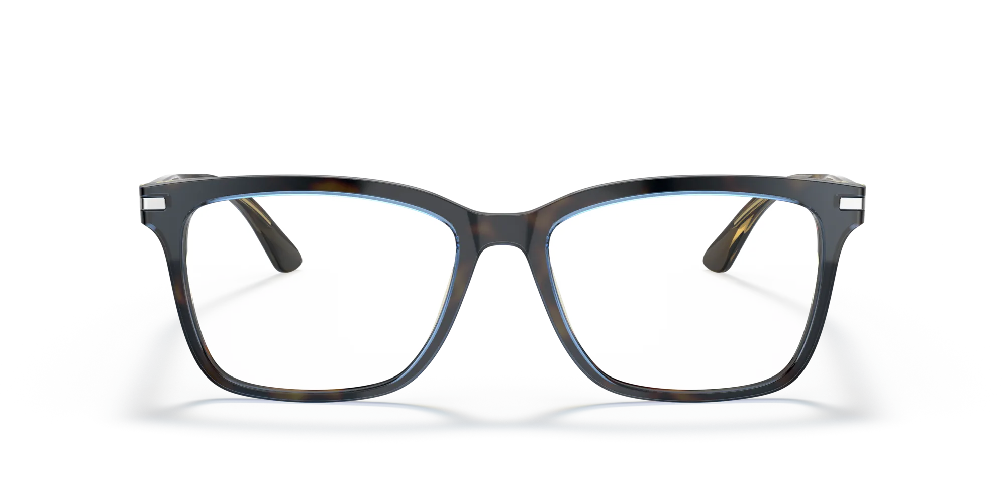 Prada PR 14WV ZXH1O1 Montature da vista Acetato Blu Squadrata Normale - immagine 3