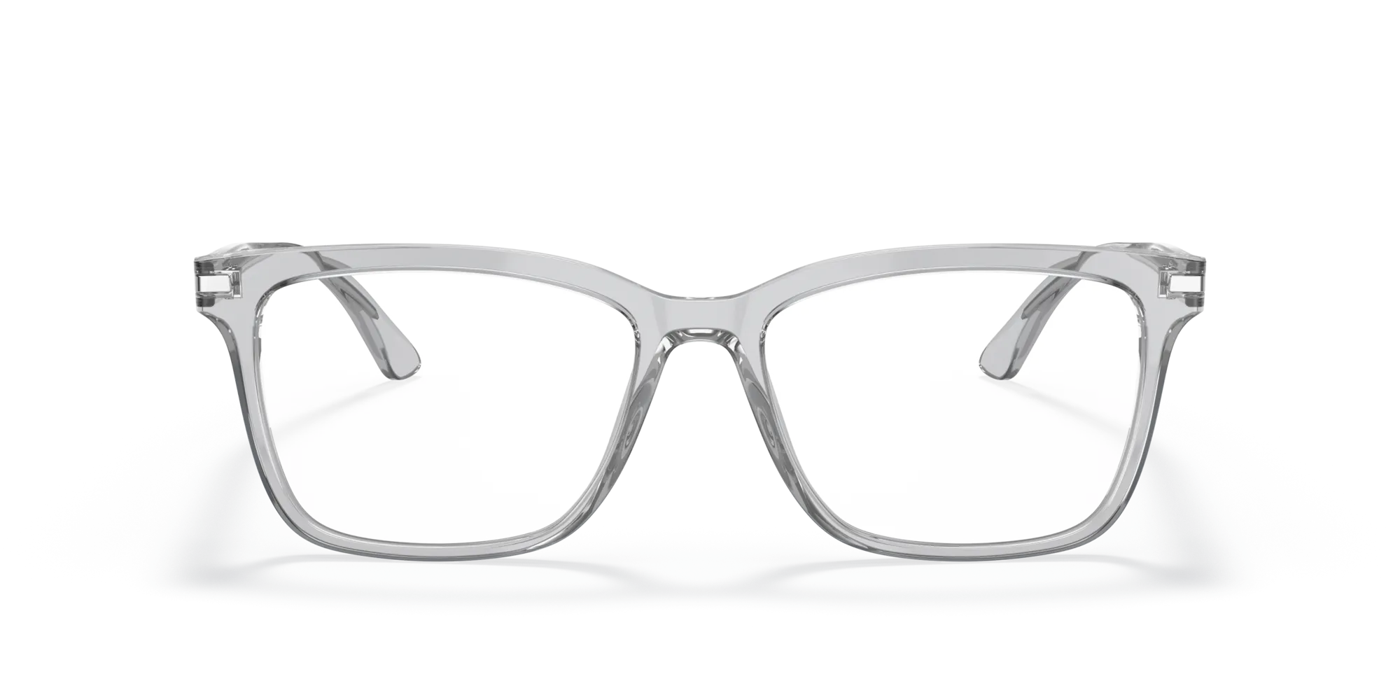 Prada PR 14WV U431O1 Montature da vista Acetato Grigio Squadrata Normale - immagine 3