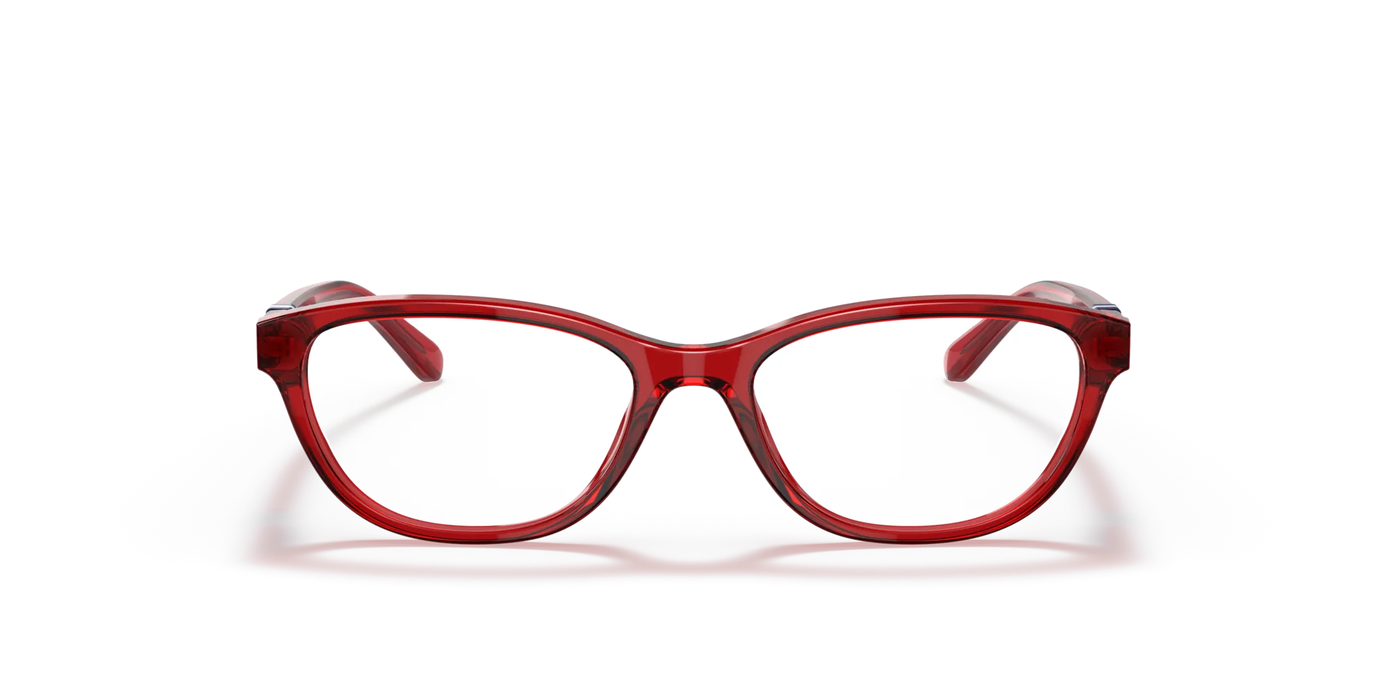 Polo Ralph Lauren PP8542 5458 Montature da vista Acetato Rosso Trasparente Cat Eye Normale - immagine 3