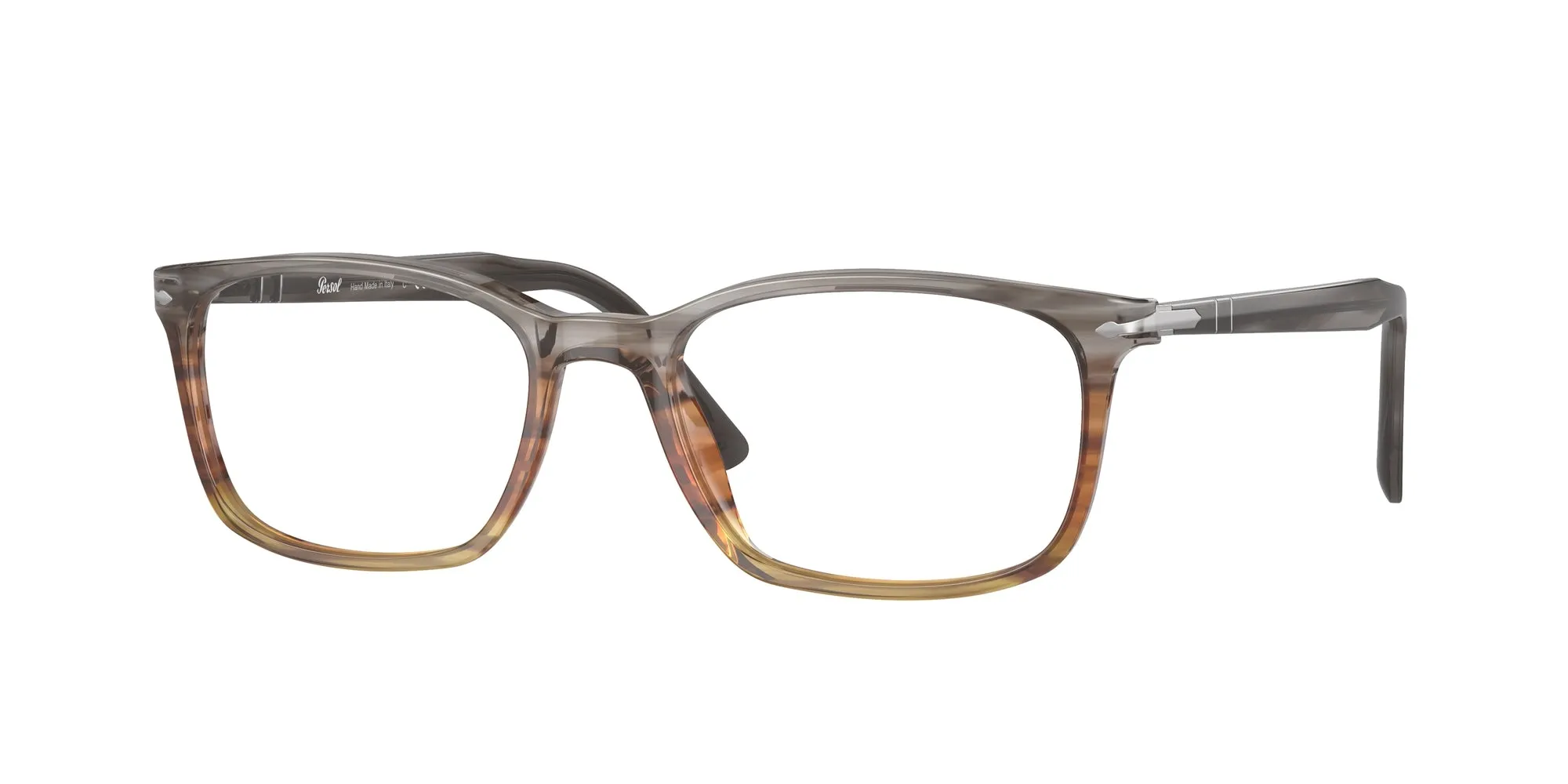Persol PO3189V 1137 Montature da vista Acetato Grigio Trasparente Squadrata Normale - immagine 1