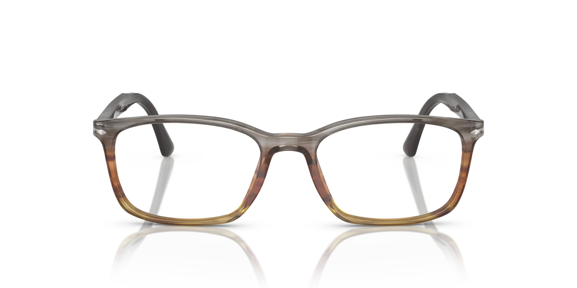 Persol PO3189V 1137 Montature da vista Acetato Grigio Trasparente Squadrata Normale - immagine 3
