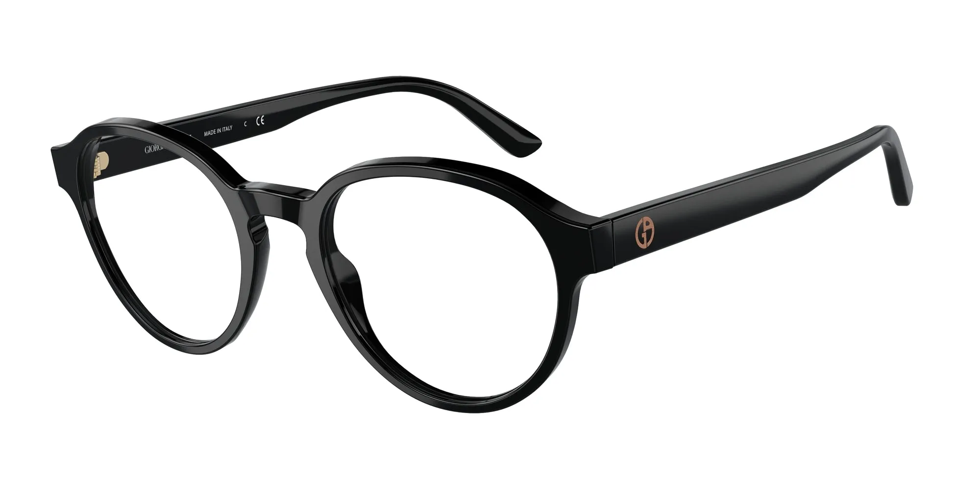 Giorgio Armani AR7207 5875 Montature da vista Acetato Nero Trasparente Pantos Normale - immagine 1