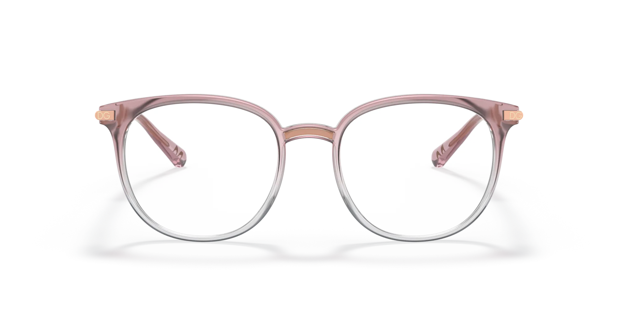 Dolce & Gabbana DG5071 3303 Montature da vista Iniettato Rosa Pantos Normale - immagine 3