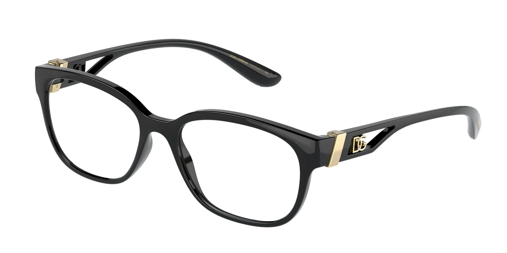 Dolce & Gabbana DG5066 501 Montature da vista Nylon Nero Squadrata Normale - immagine 1