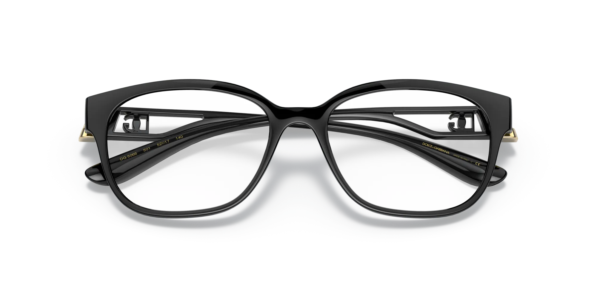 Dolce & Gabbana DG5066 501 Montature da vista Plastica Nero Squadrata - immagine 2