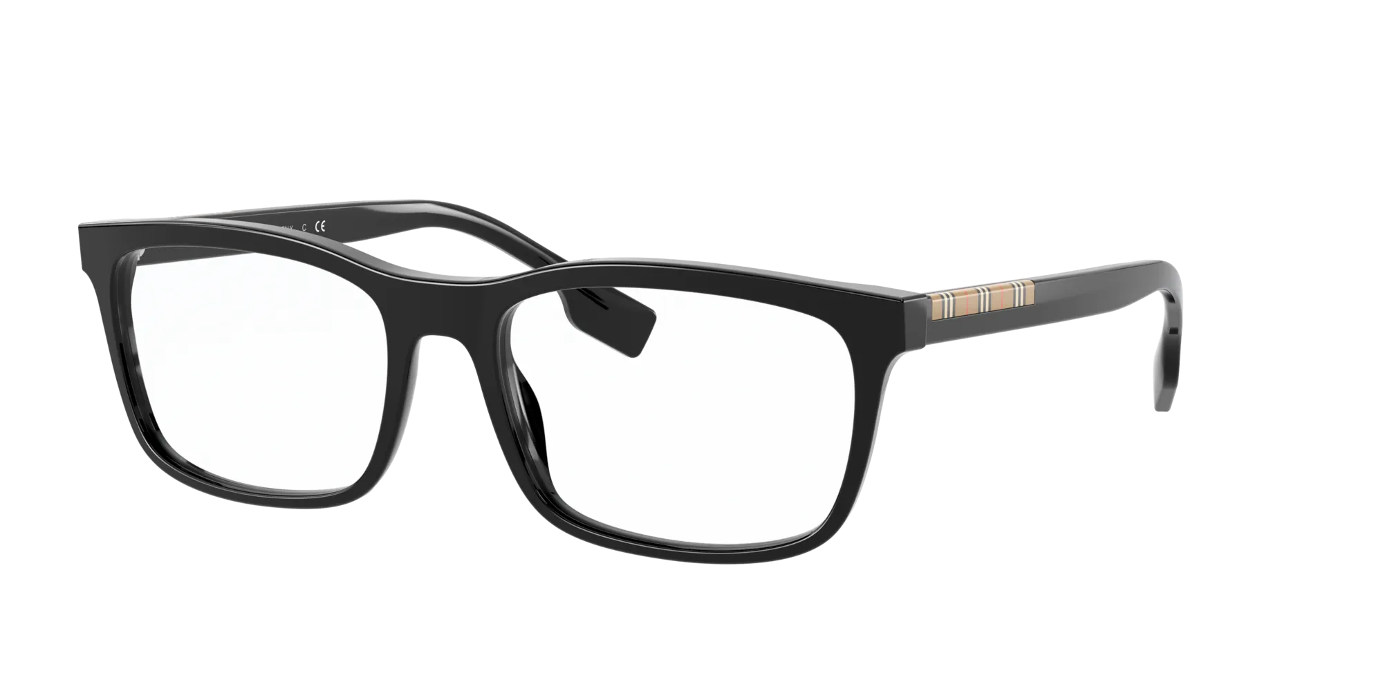 Burberry BE2334 ELM 3001 Montature da vista Plastica Nero Squadrata - immagine 1