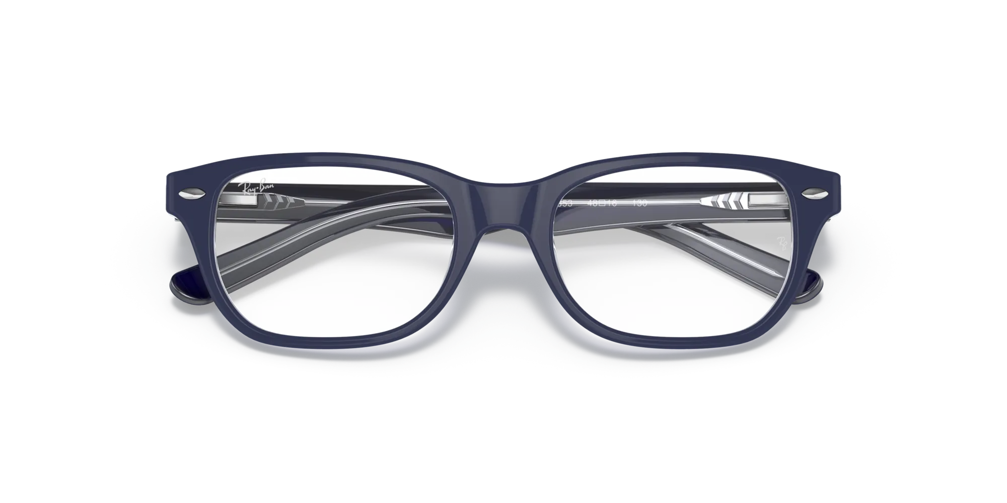Ray - Ban RY1555 3853 Montature da vista bambino Acetato Blu Squadrata - immagine 2