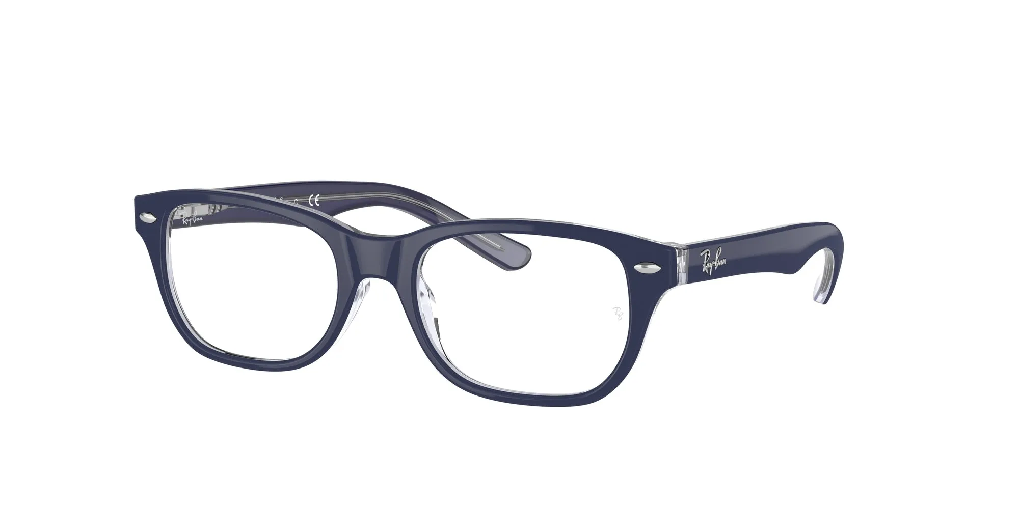 Ray - Ban RY1555 3853 Montature da vista bambino Acetato Blu Squadrata - immagine 1