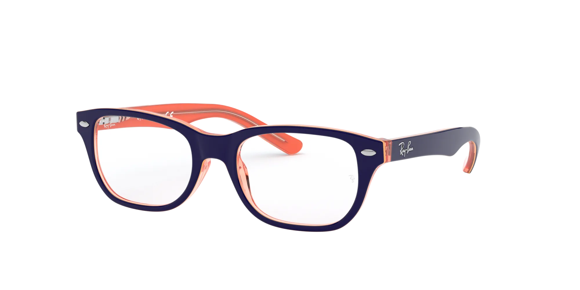 Ray - Ban RY1555 3762 Montature da vista bambino Acetato Blu Squadrata - immagine 1