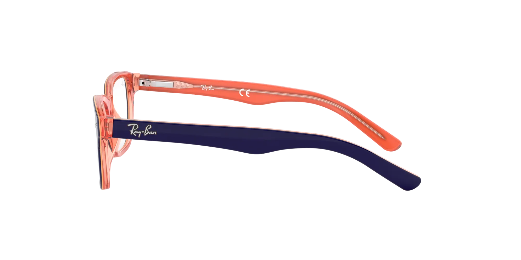 Ray - Ban RY1555 3762 Montature da vista bambino Acetato Blu Squadrata - immagine 3