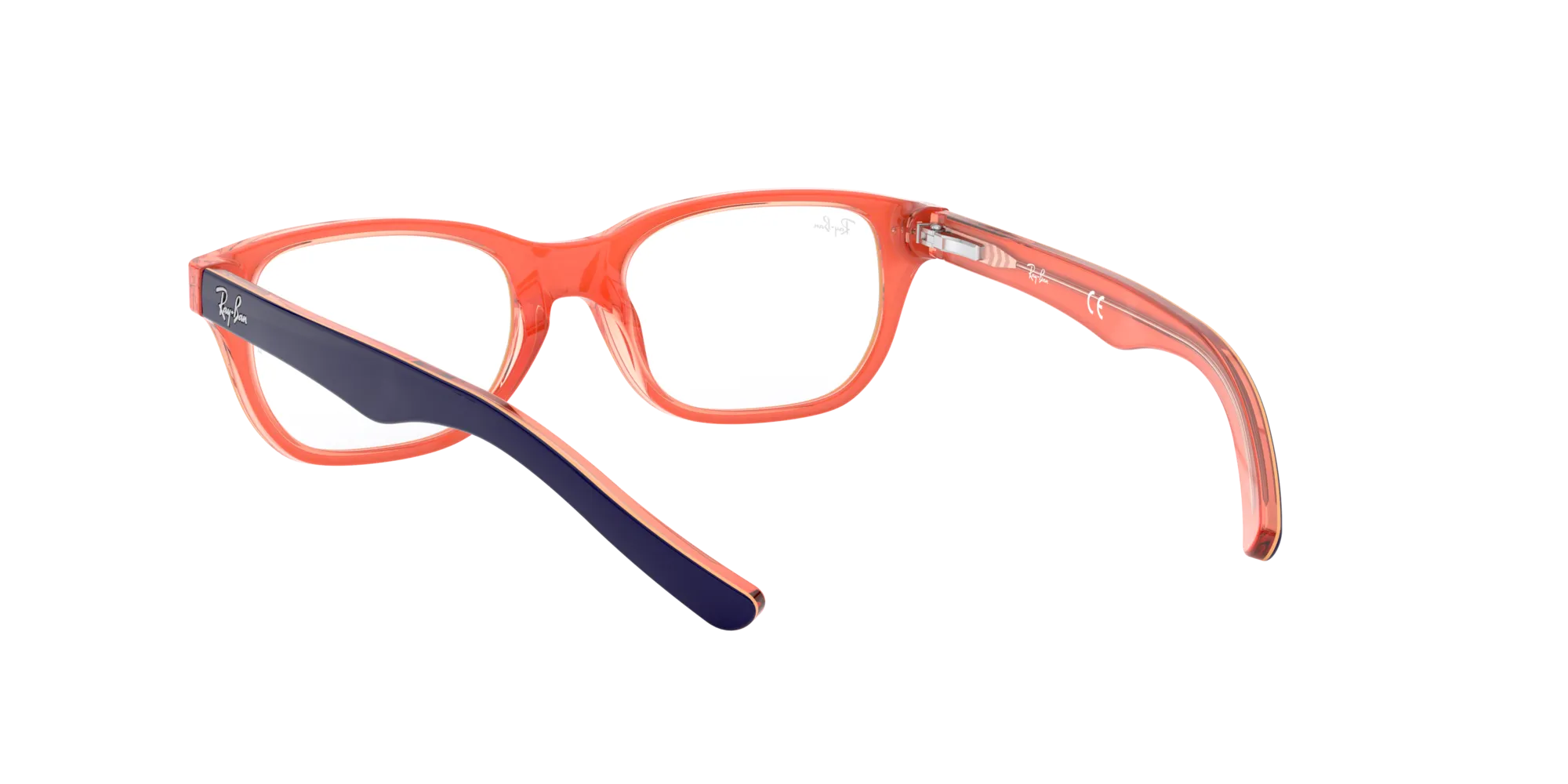 Ray - Ban RY1555 3762 Montature da vista bambino Acetato Blu Squadrata - immagine 4