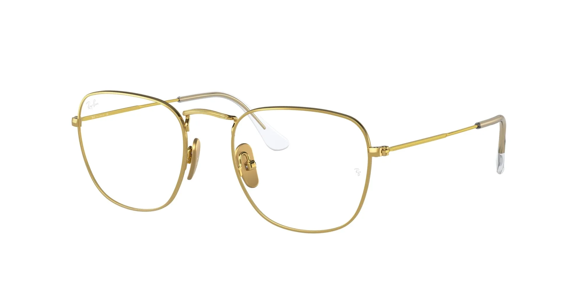 Ray - Ban RX8157V FRANK 1225 Montature da vista Titanio Oro Trasparente Squadrata Normale - immagine 1