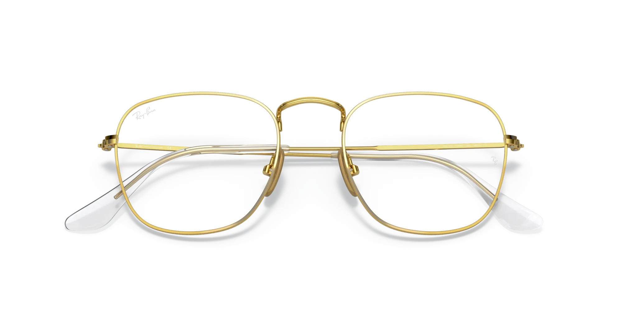 Ray - Ban RX8157V FRANK 1225 Montature da vista Titanio Oro Trasparente Squadrata Normale - immagine 2