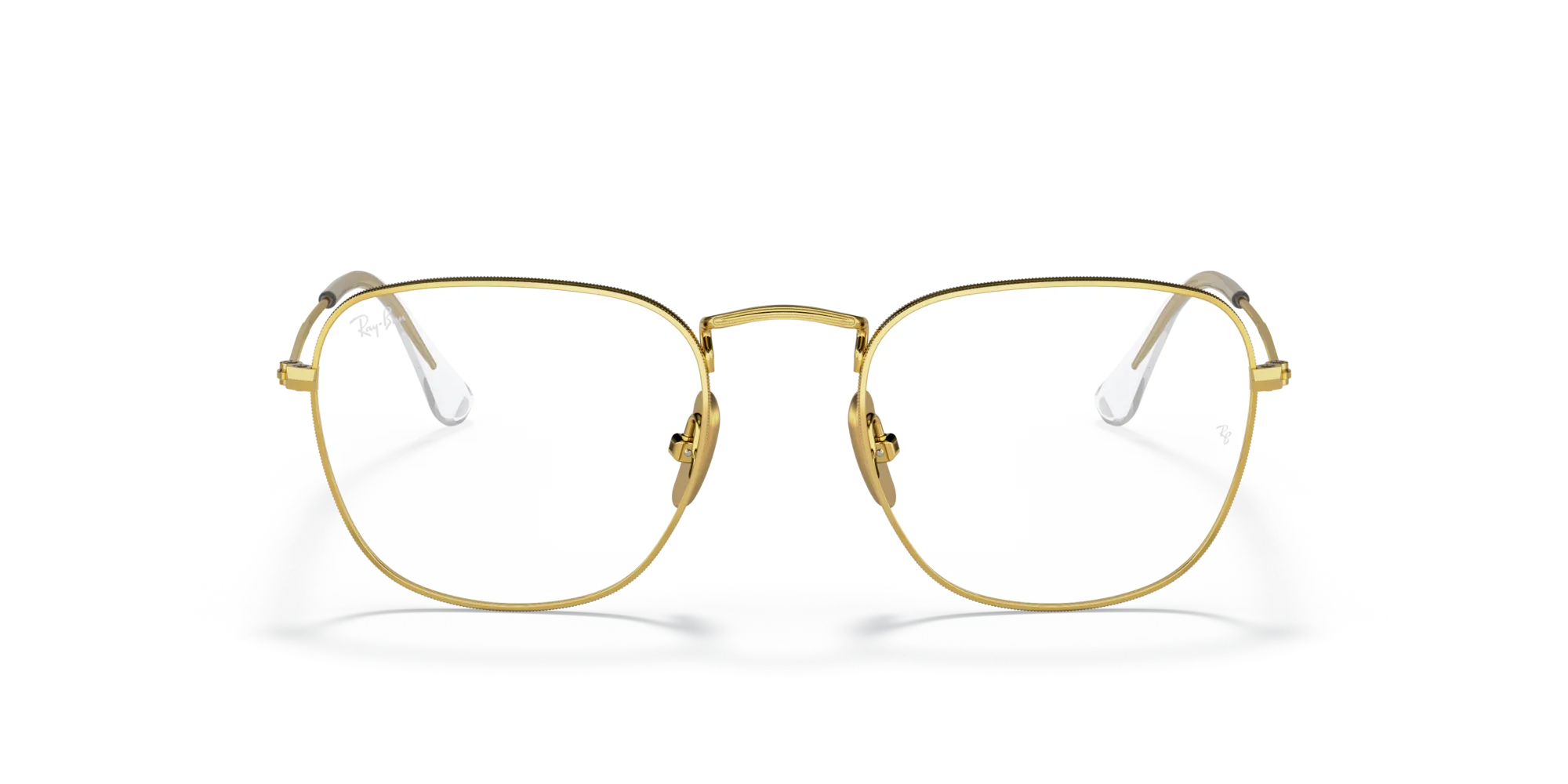Ray - Ban RX8157V FRANK 1225 Montature da vista Titanio Oro Trasparente Squadrata Normale - immagine 3