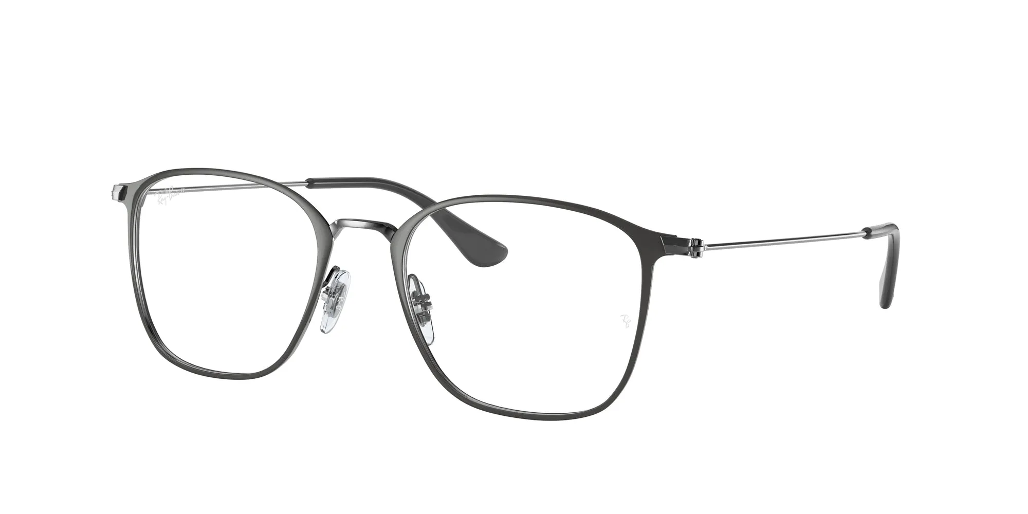 Ray - Ban RX6466 3102 Montature da vista Metallo Grigio Trasparente Squadrata Normale - immagine 1