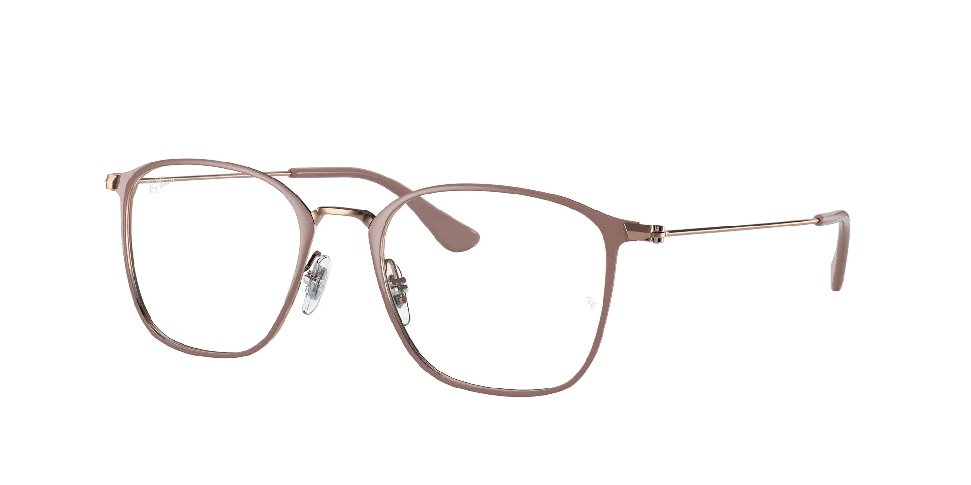 Ray - Ban RX6466 2973 Montature da vista Metallo Marrone Trasparente Squadrata Normale - immagine 1